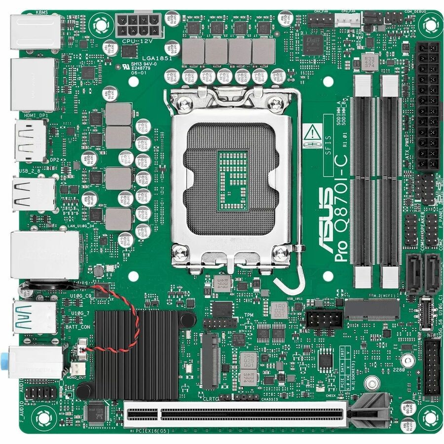 Asus Pro Q870I-C-CSM Desktop Motherboard Intel Q870 Chipset Socket LGA-1851 Mini