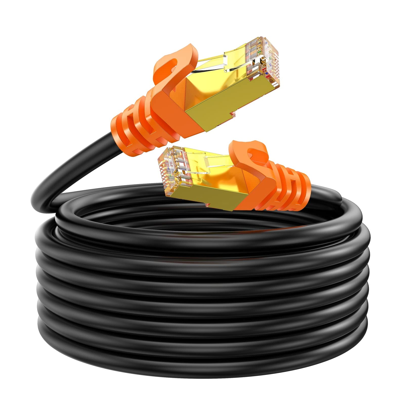 Cat 7 Outdoor Ethernet Cable 300 Ft Cat 7 Heavy Duty Double Shielded Ethernet Pa