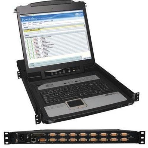 Tripp Lite Netdirector 16-port 1u Rack-mount Console Ip Kvm Switch W/19 In. Lcd