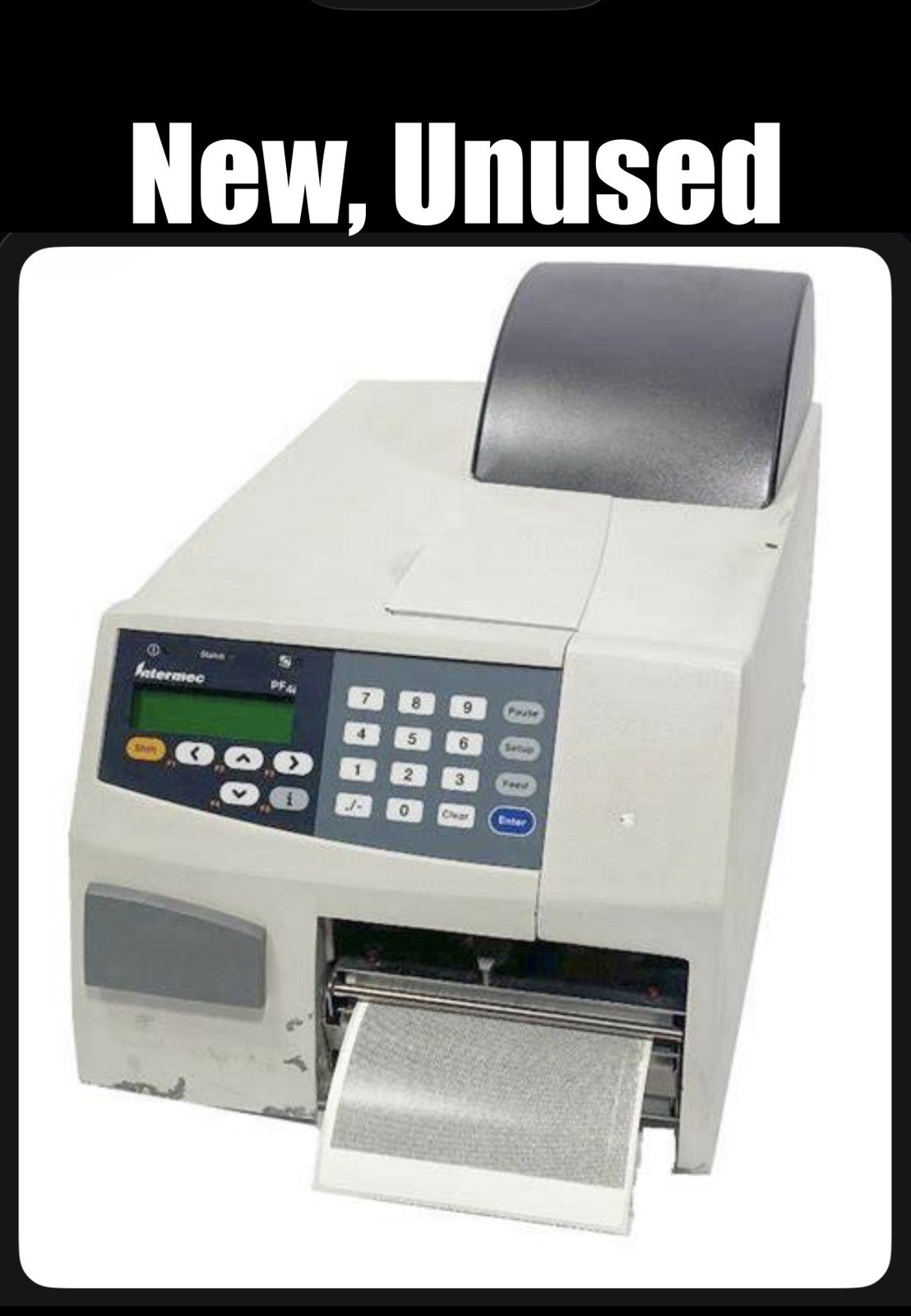 New&Unused Intermec PF4I Network USB Thermal 203Dpi 104mm Label Printer w/ Cover