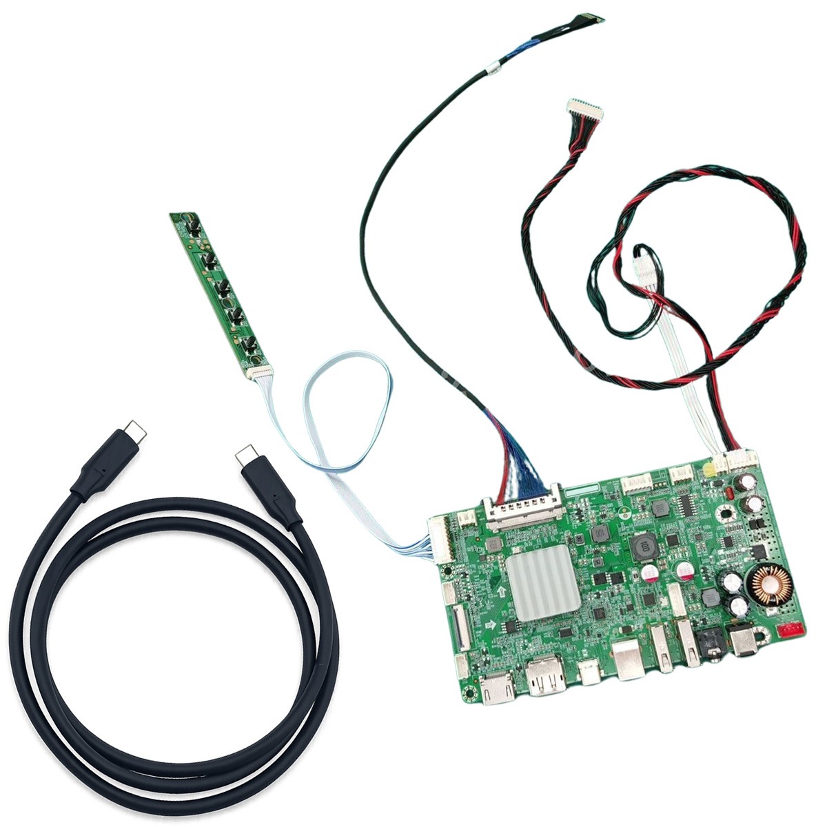 LCD Controller Board LM270QQ1 SD A2 B1 5K Display Video Audio Driver USB C Cable