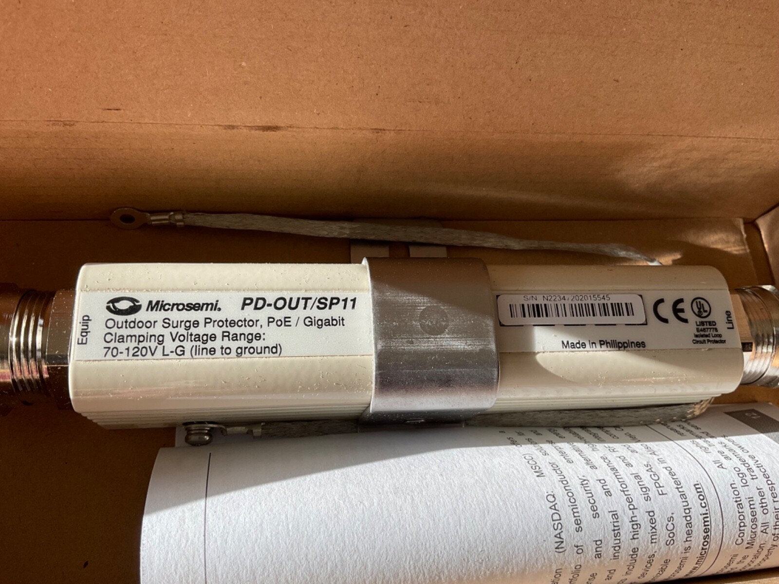 microsemi PD-OUT/SP11 outdoor surge protector 