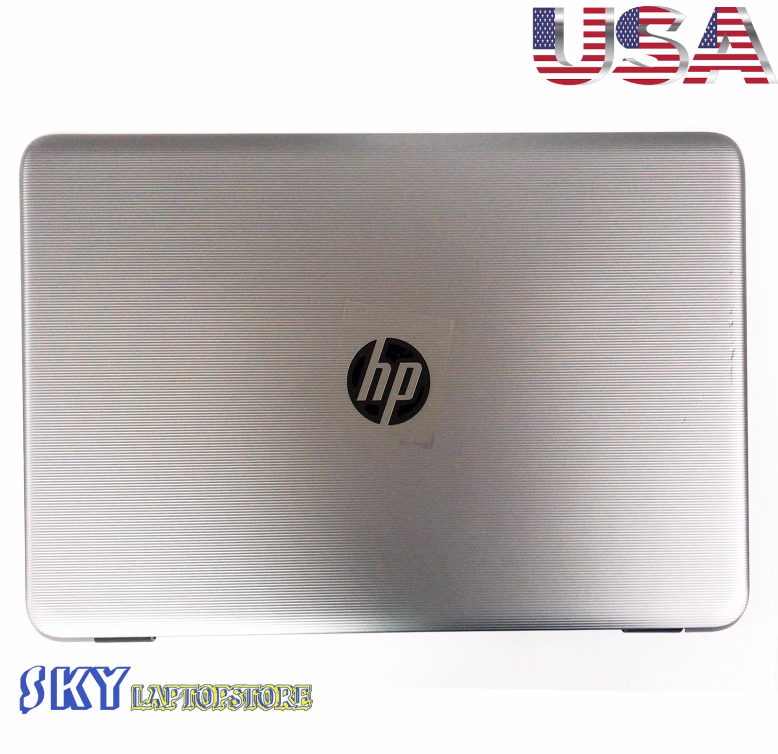 New Genuine HP 17-X 17-Y 17x 17y LCD Back Cover Rear Lid Silver 46008C0K0003 USA