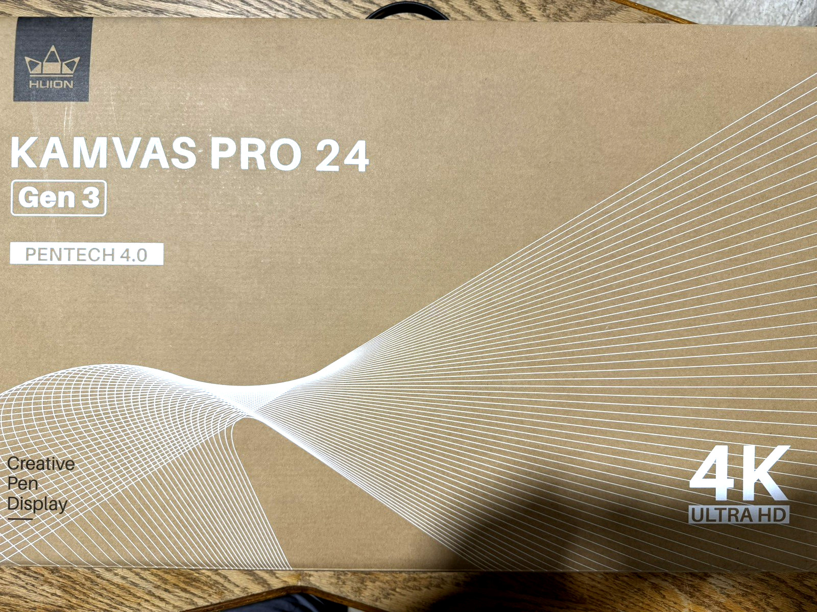 HUION KAMVAS Pro 24 (Gen 3) 4K UHD PenTech 4.0