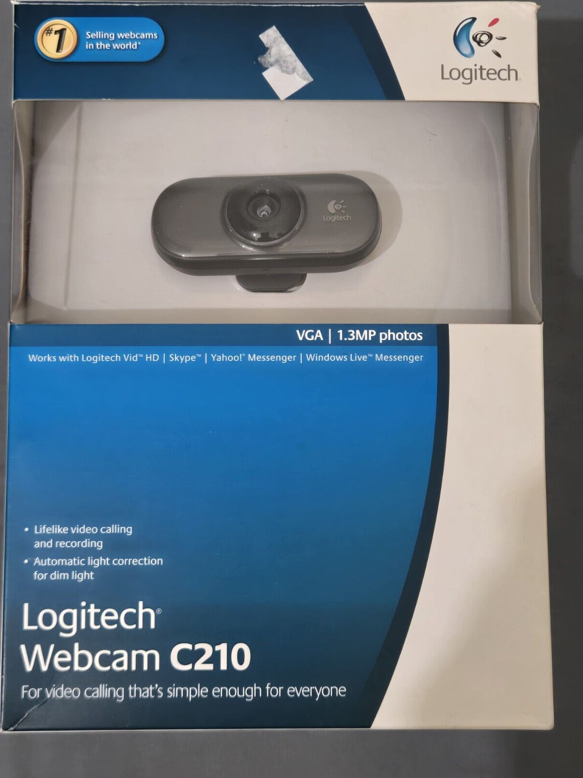 logitech webcam C210 VGA 1.3MP photos works on multiple platforms