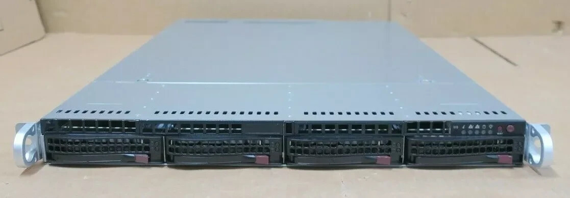 Supermicro CSE-819U X10DRU-i+ 2x E5-2680V4 32GB Ram 4x 3.5" SAS Bay 1U Server
