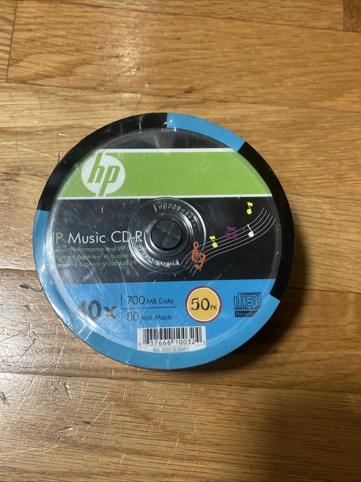 New Sealed 50 Pack Hewlett Packard CD-R 80min 700MB Dual Slim Case Pack New 50pk