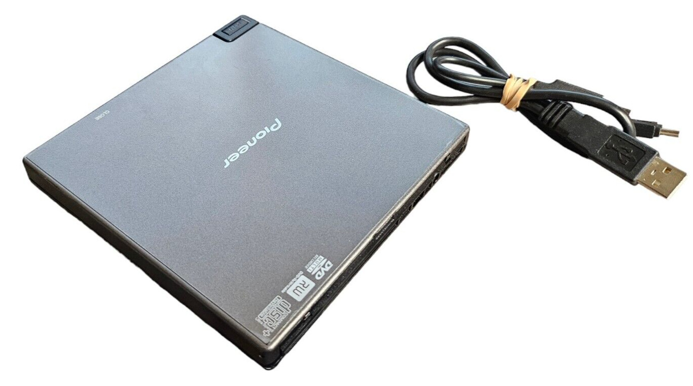 Pioneer DVR-XD10 DVD CD Burner Writer Portable Drive 8x USB 2.0 