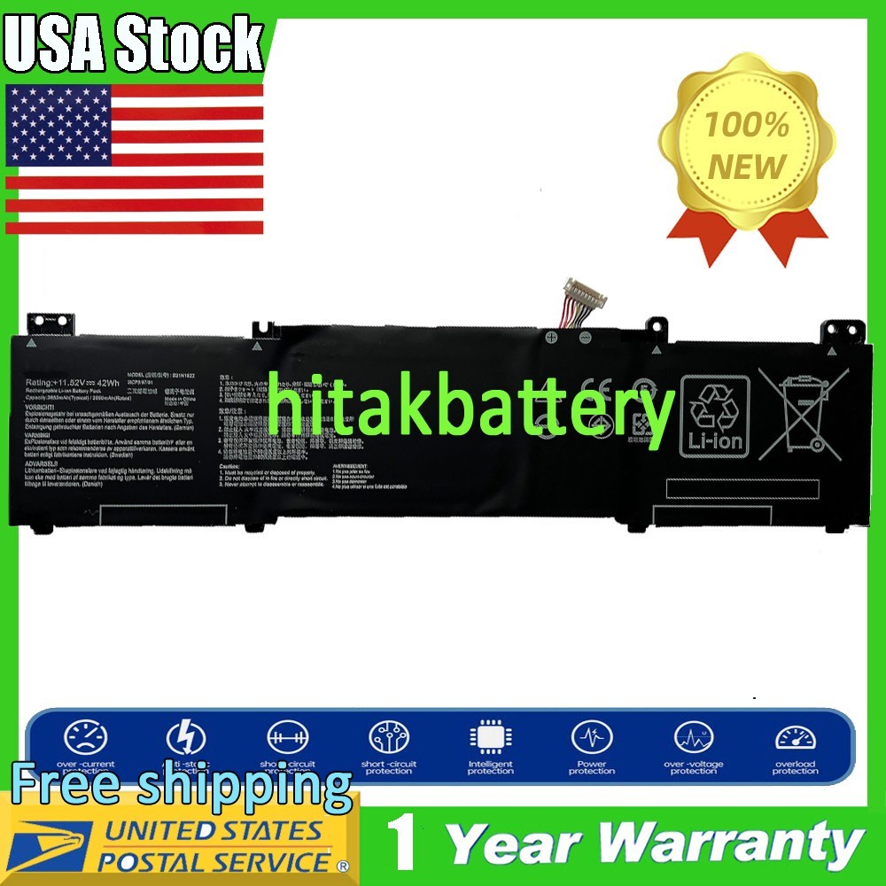 B31N1822 Battery for ASUS ZenBook Flip 14 UX462DA-2G Series Laptop 0B200-0322000
