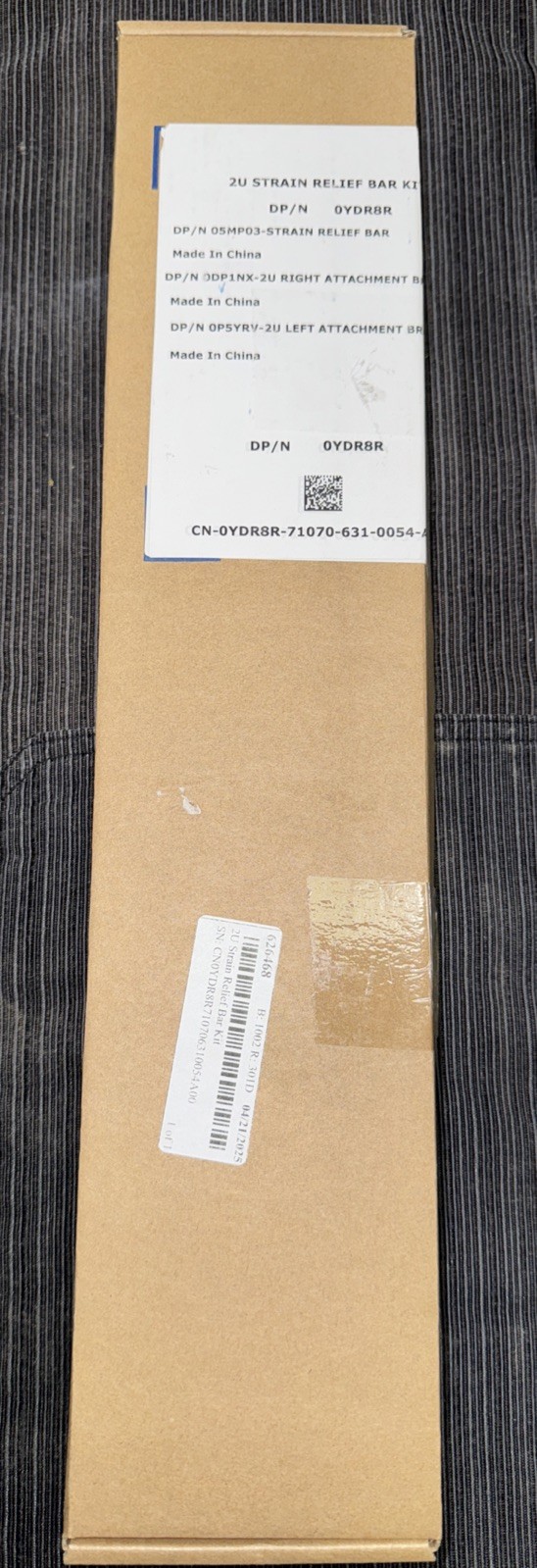 NEW Dell 2U Rackmount Server Strain Relief Bar Kit YDR8R