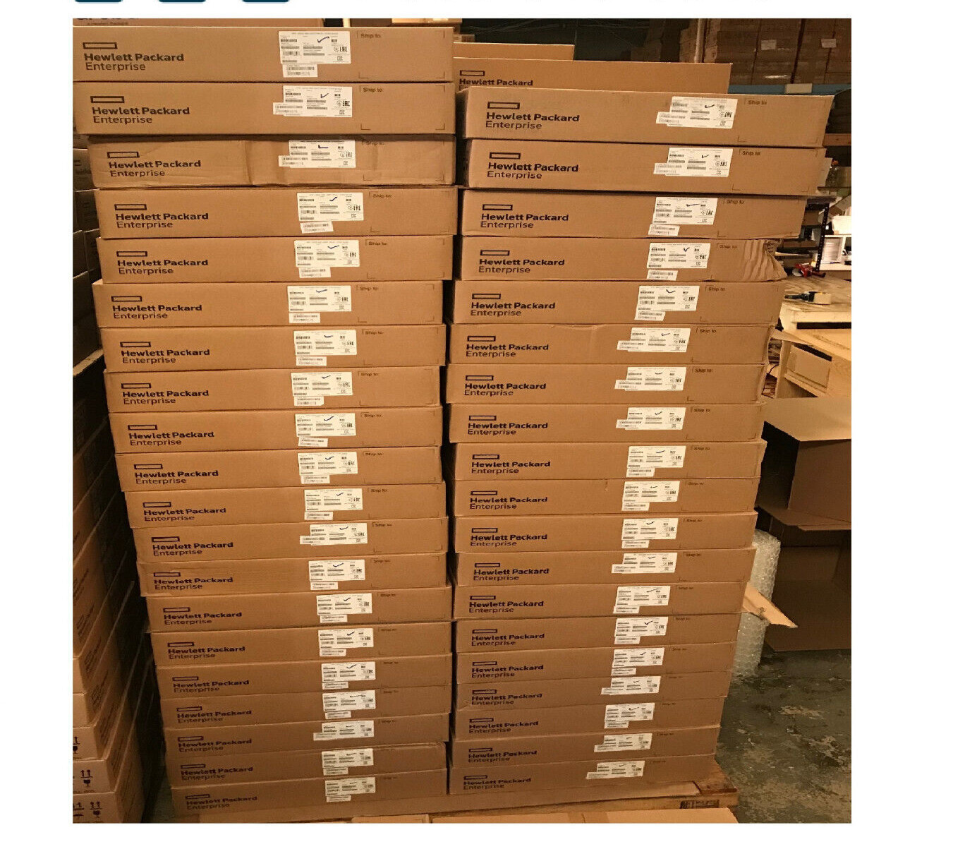 JL585A - HPE FlexFabric 5710 48 Ports 48SFP+ 6QA+/2QS28 Switch  Brand New Sealed