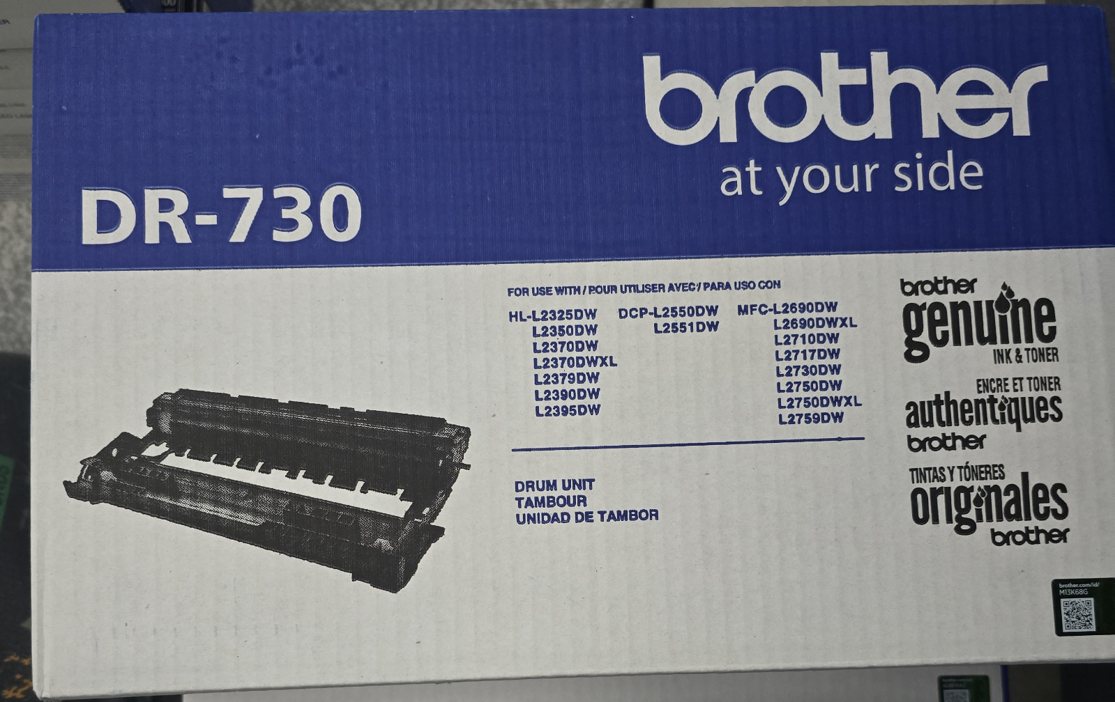 Brother DR-730 Drum Unit Genuine OEM Original Printer Drum ✅Sealed Box ✅