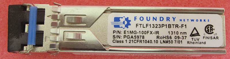 Brocade/Foundry E1MG-100FX-IR FTLF1323P1BTR LW 15KM SFP 120xAvail