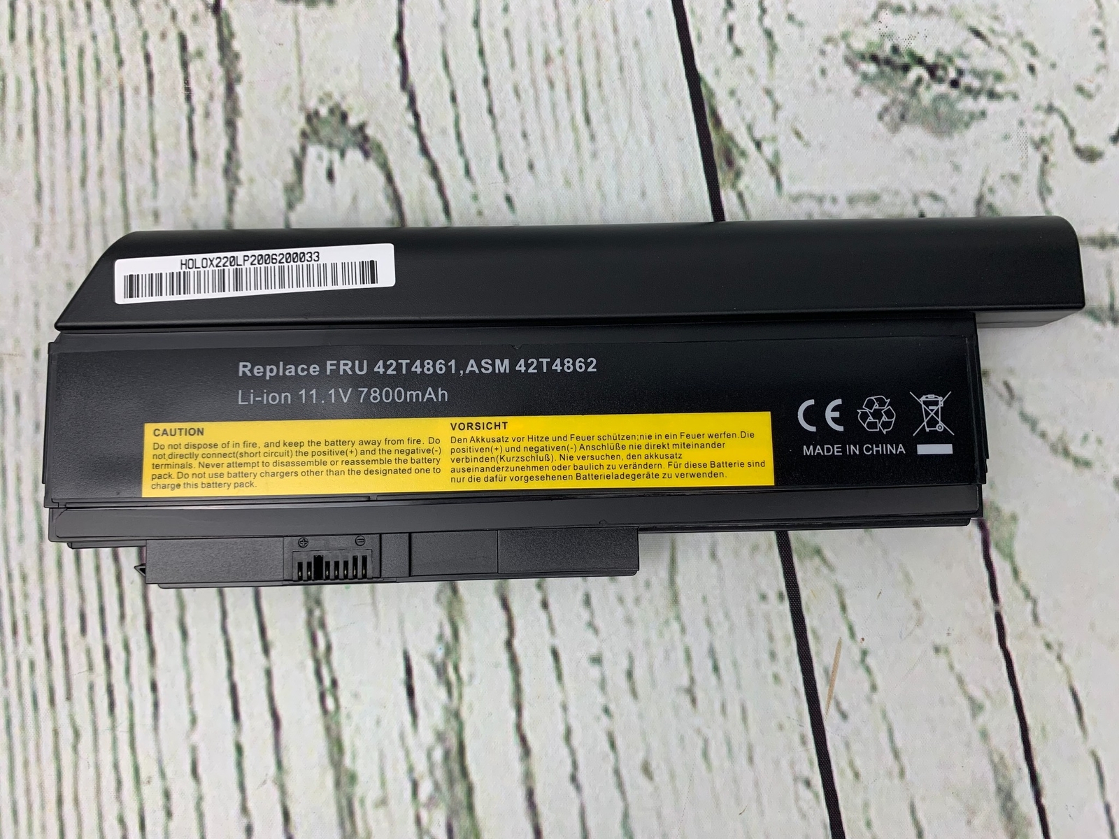 9 Cell 11.1V 7800mAh Replacement Laptop Battery fits Lenovo Thin