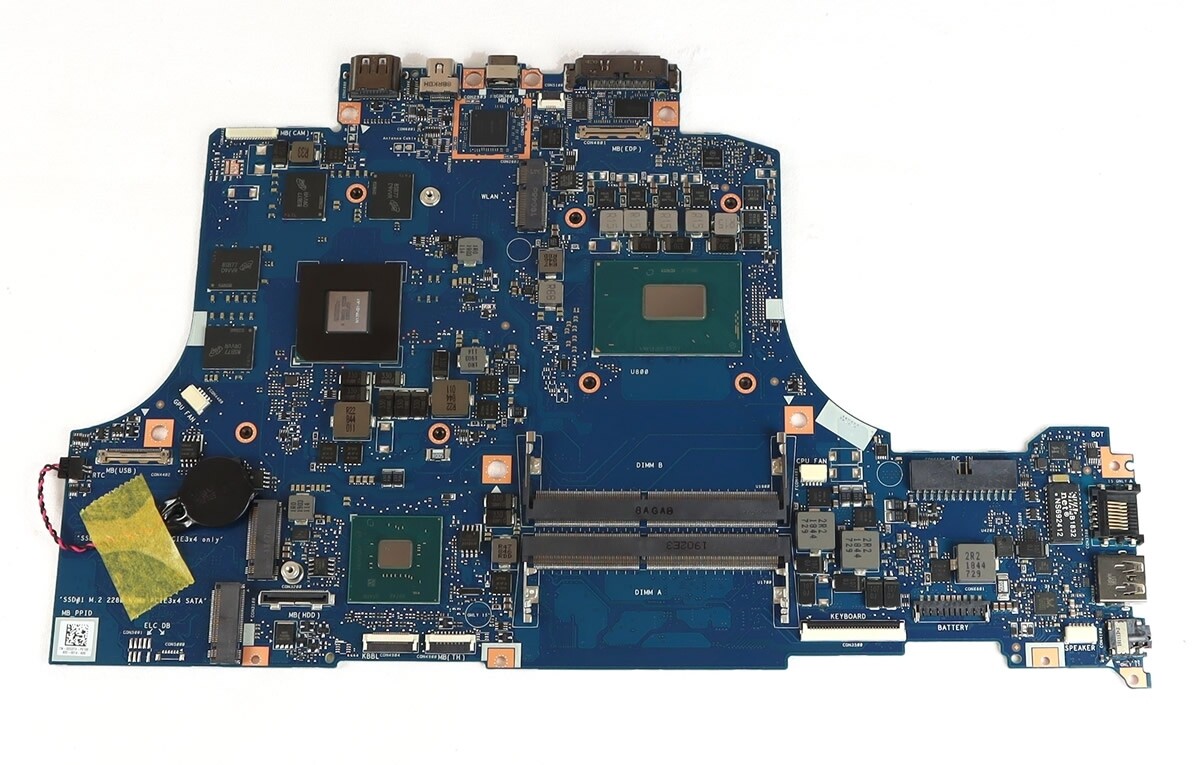 BRAND NEW Dell 2GDTX Alienware M15 Motherboard  i7-8750H 2.2GHz GTX1050 Ti 4GB
