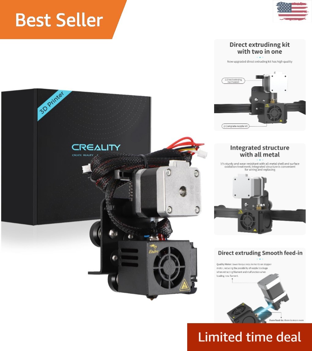 Complete Ender 3 Direct Drive Upgrade: Supports TPU & PLA for Versatile Printing