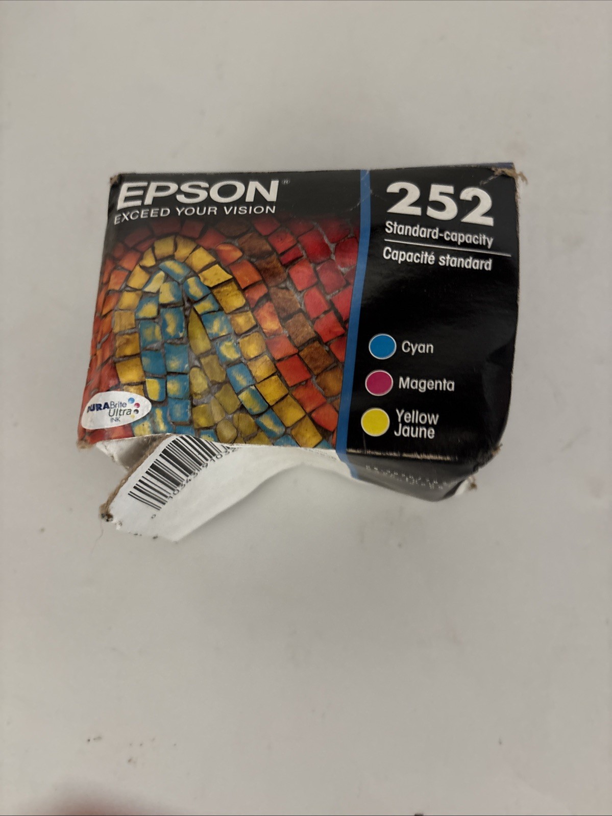 Epson 252 (EXPIRED SEE DETAILS) Black Cyan Magenta Yellow Genuine NEW Sealed