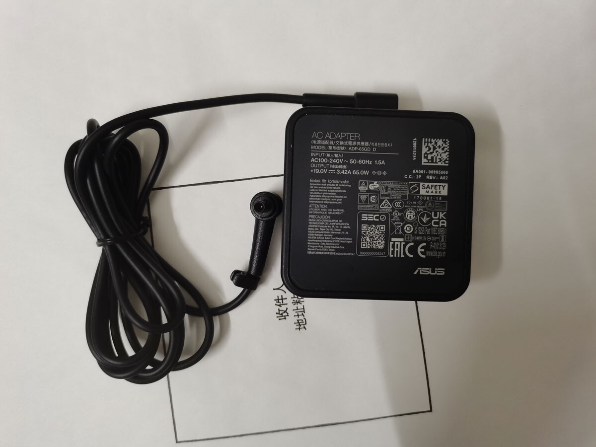 ADP-65GD D ø4.5 65W For ASUS Vivobook 16 X1605PA 19V 3.42A AC Adapter Original