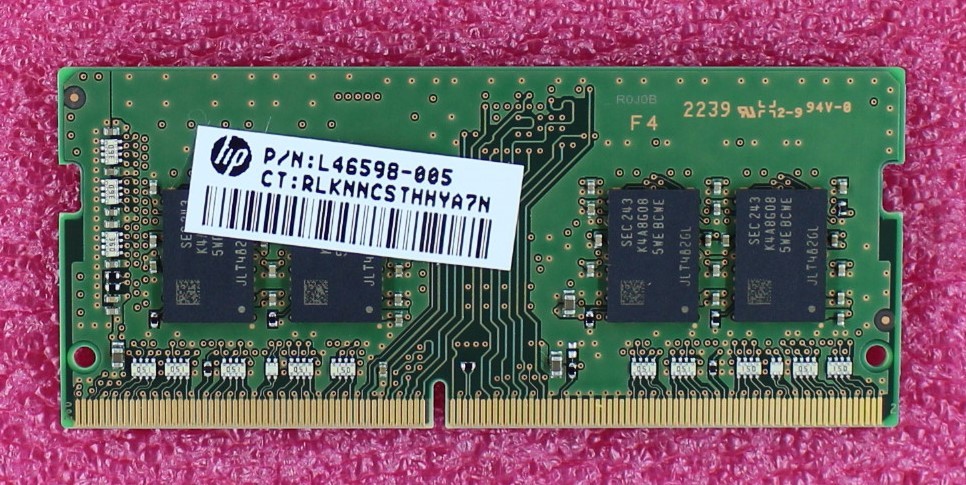 L46598-005 - HP PAVILION X360 8GB DDR4 - PC4-25600 - DDR4-3200 SODIMM Memory