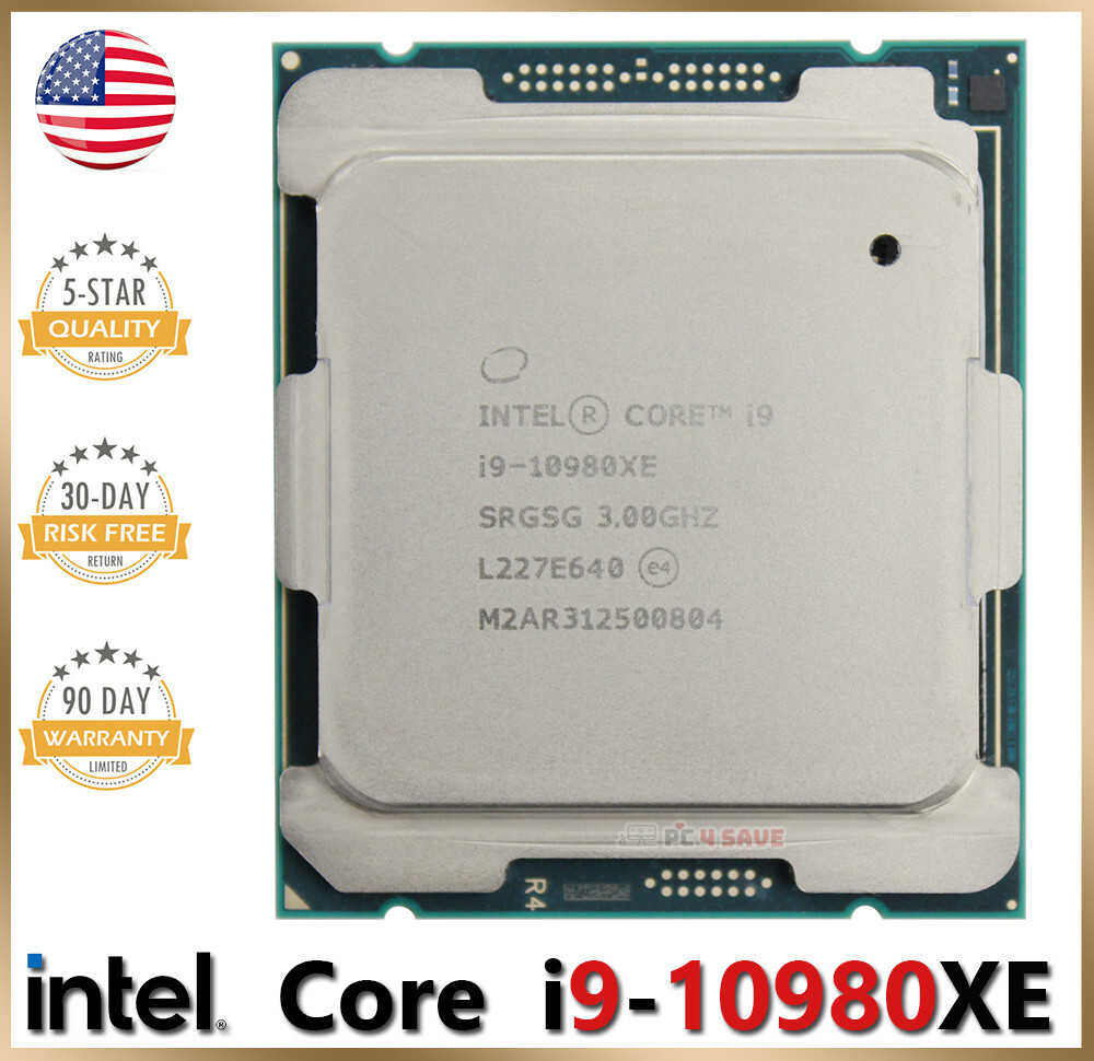 Intel Core i9-10980XE CPU 3.0 GHz 18-Core LGA 2066 Game Desktop Processor SRGSG