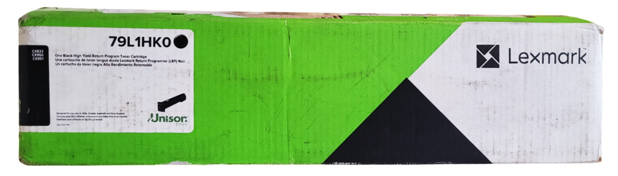 Lexmark 79L1HK0 Black High Yield Toner Cartridge
