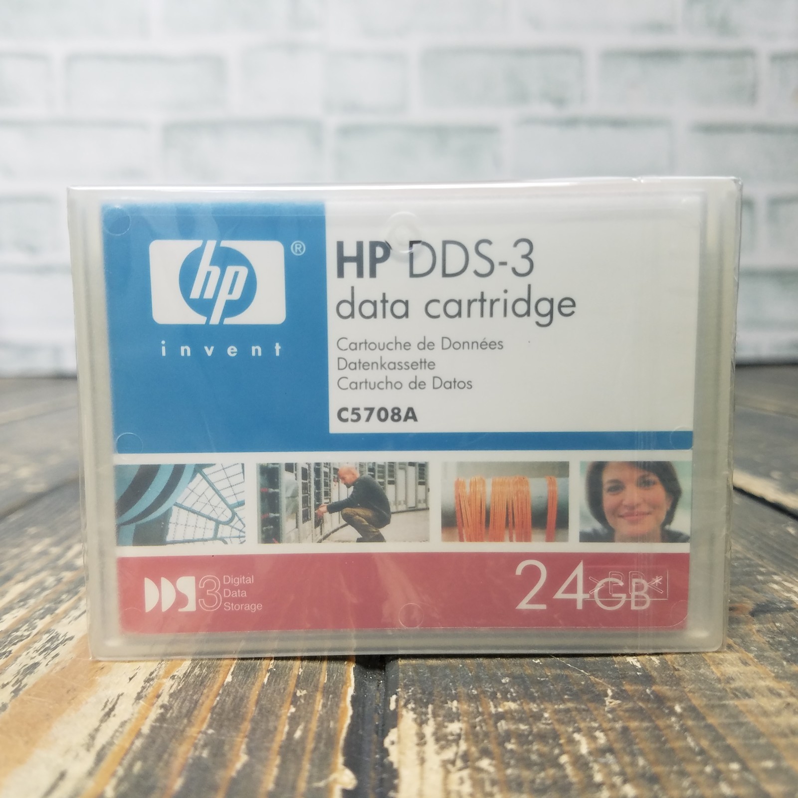 NEW & FACTORY SEALED - HP 24GB DDS-3 Data Cartridge C5708A
