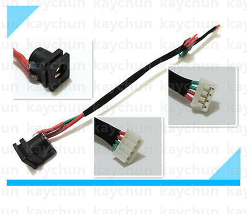 DC power jack in cable for TOSHIBA SATELLITE A105-S4324 A105-S4364 A105-S4384