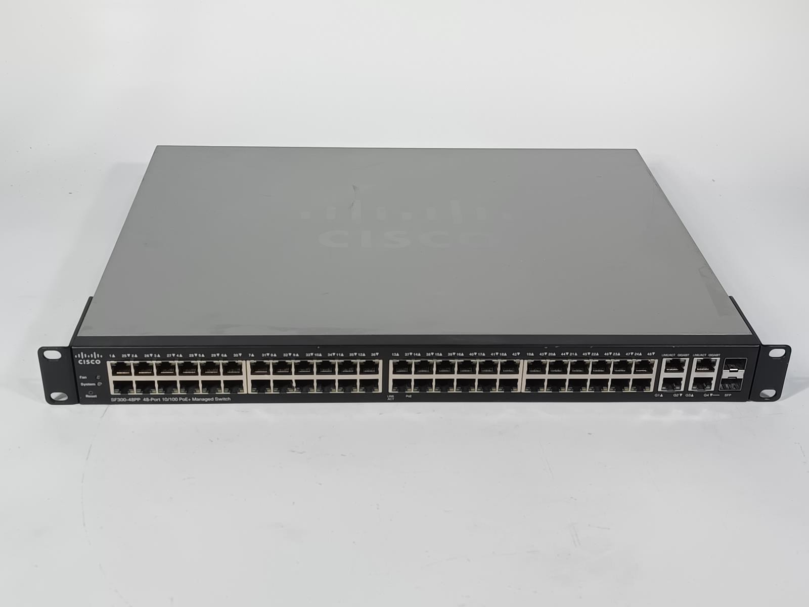 Cisco SF300-48PP-K9 V02 48-Port PoE+ Gigabit Managed Switch Layer 2