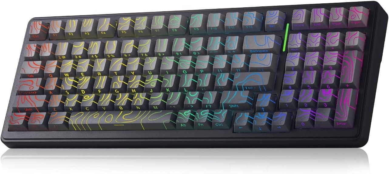 Aula F99 Gaming Wireless Mechanical Keyboard RGB Star Vector Switch