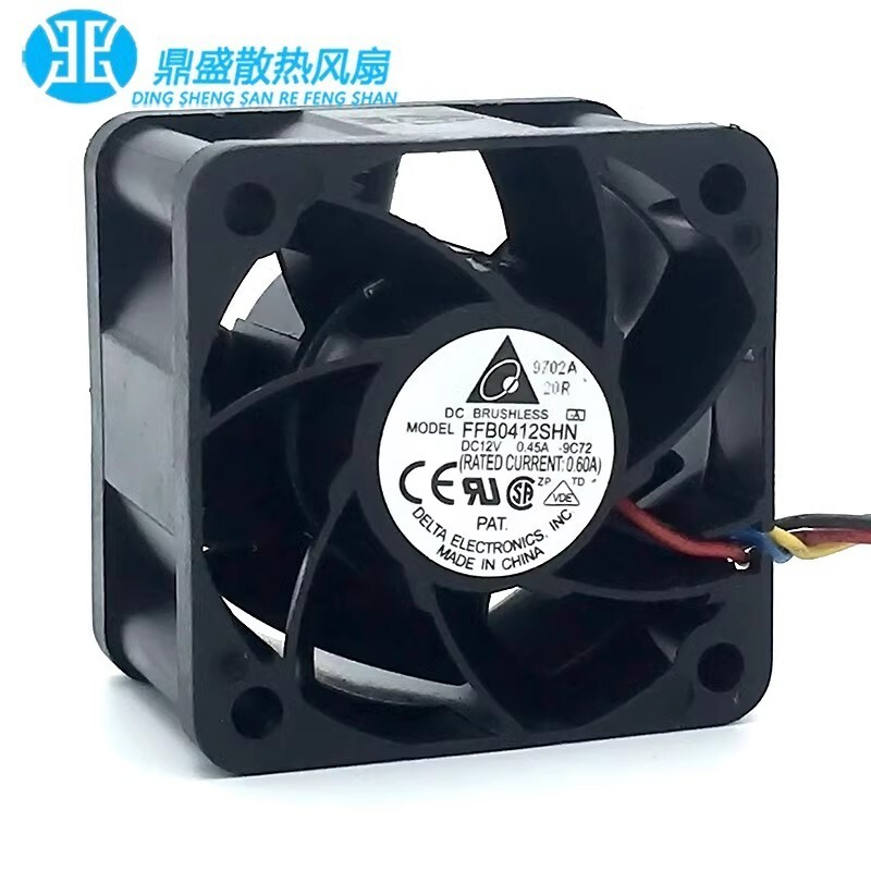 Delta FFB0412SHN 4028 DC12V 0.45A 4CM 4-Wire Cooling Fan