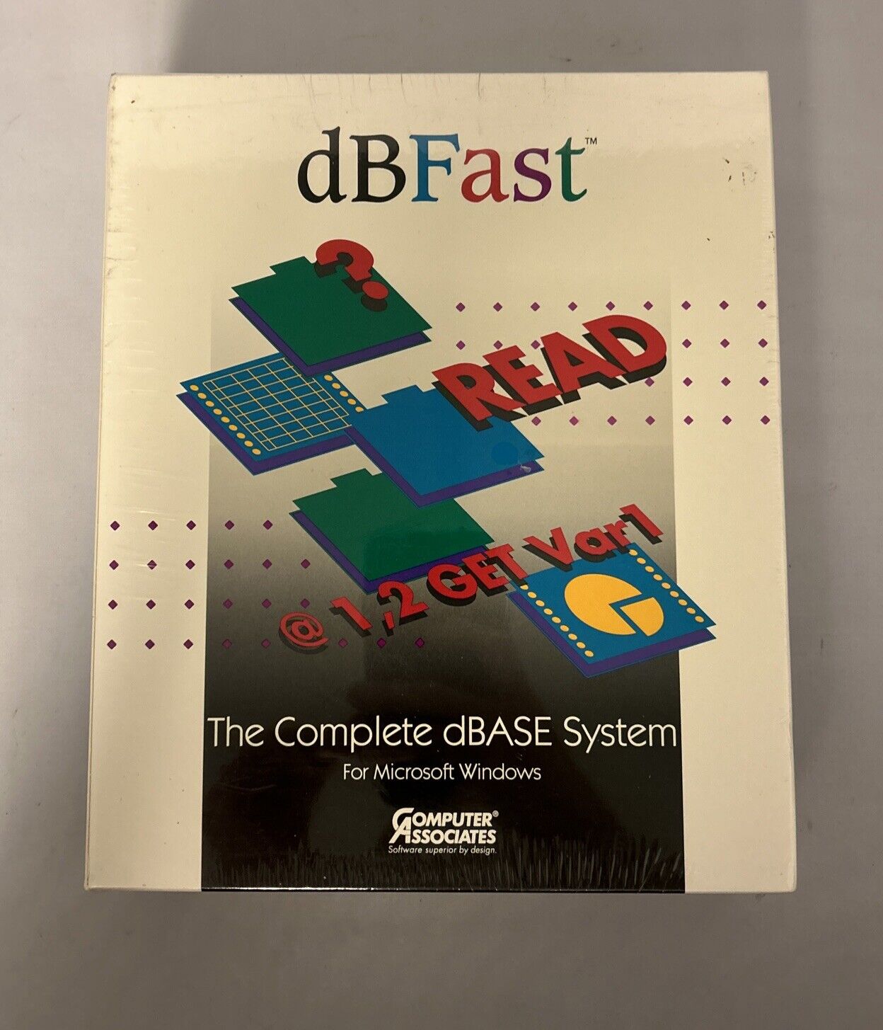 Computer Associates dBFast Version 1.7 1991 Vintage Computer Software