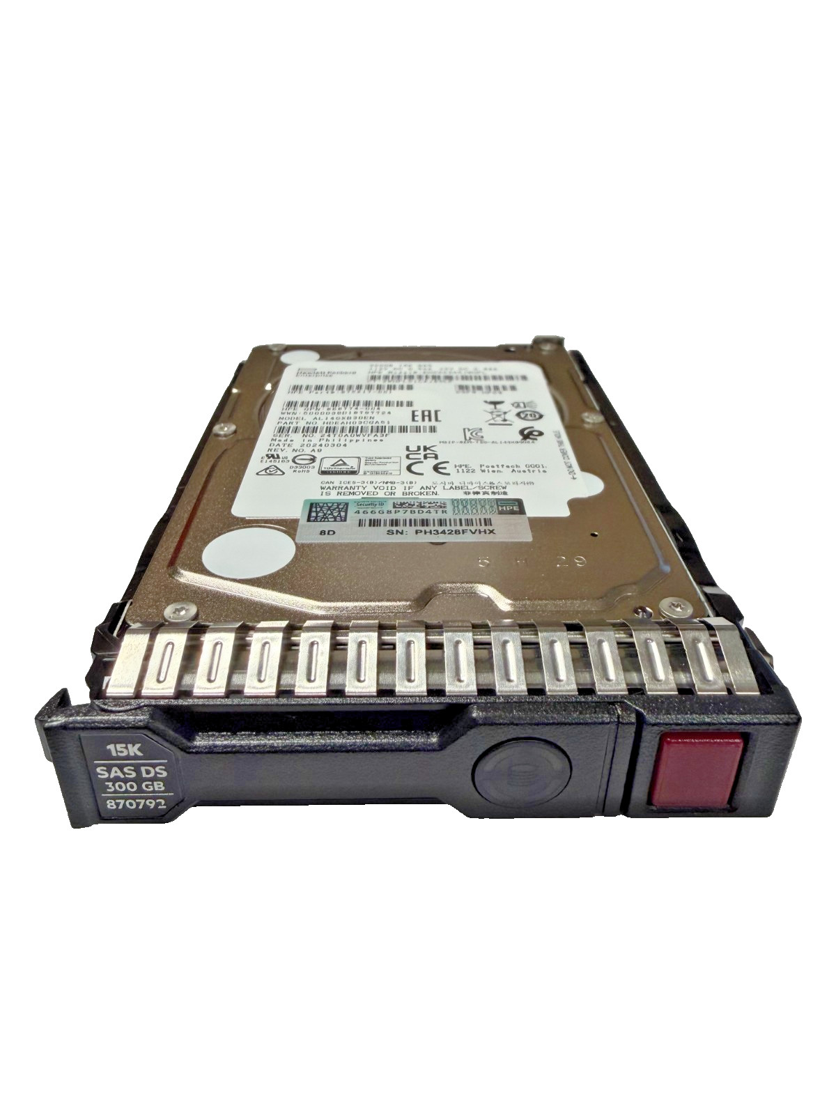 HP 870792-001 300GB 12G 15K SAS MC DS SC HDD 875217-001 868774-004