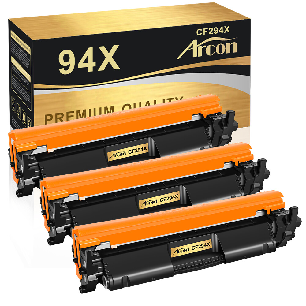 3 PACK CF294X 94X Toner Cartridge for HP CF294X LaserJet Pro MFP M148dw M148fdw