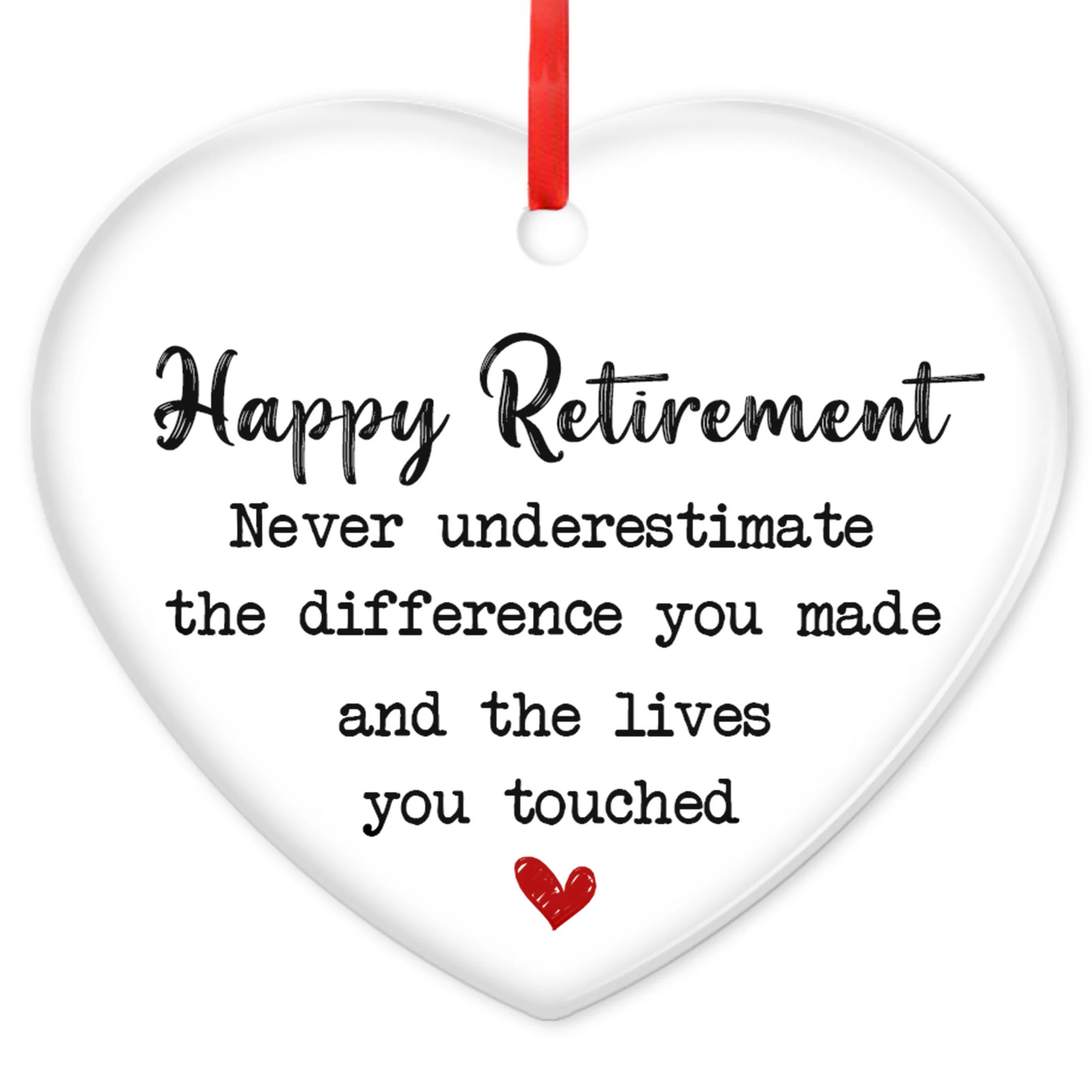 Retirement Gifts for Women, Men, Christmas Ornaments - Thank You, Goodbye, Farew