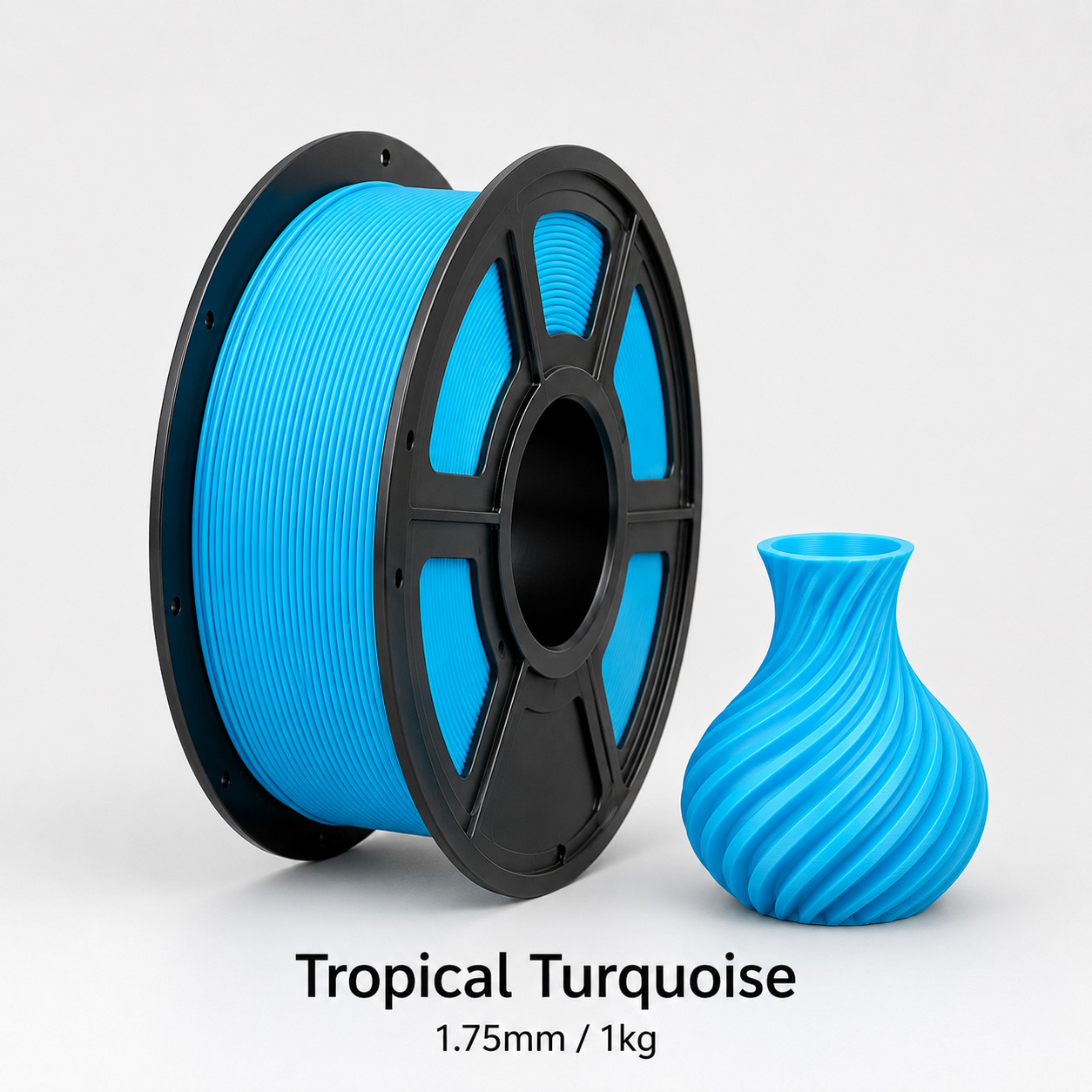 1.75mm PLA 3D Printer Filament High Precision +/- 0.02mm 1KG Reusable Spool New