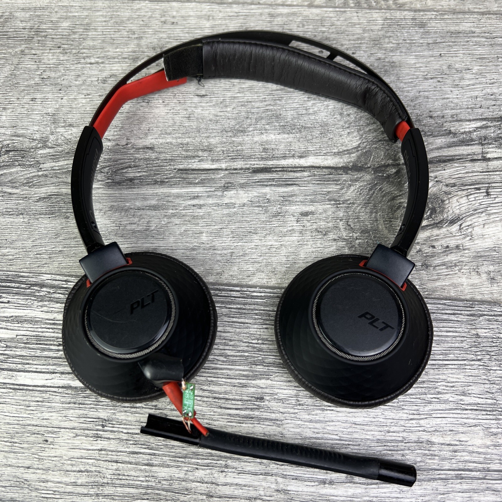 Plantronics Poly Black-wire C5220T Wired Binaural Headset - FOR PARTS ONLY