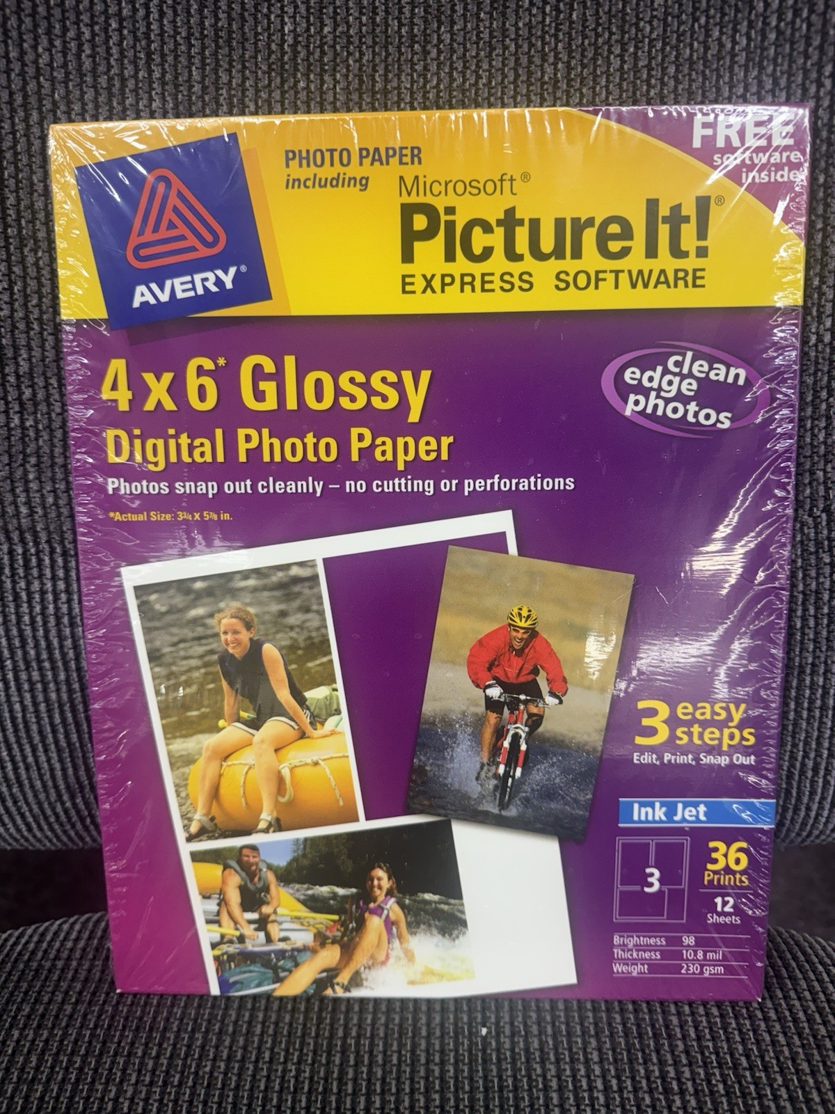 3 Boxes Avery Photo Paper Glossy Picture 12 Sheets Each Page Will Make 3 Pic