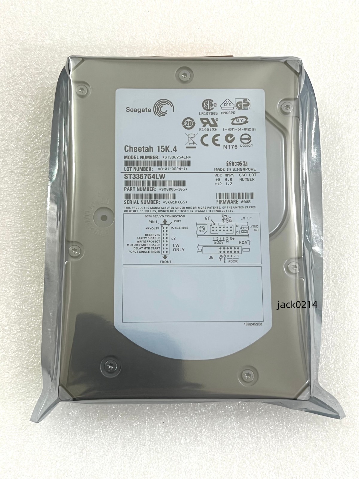 Seagate ST336754LW 36.4GB, 15000RPM, 3.5" Internal Hard Drive