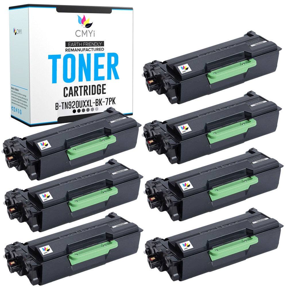 7-PK Compatible CMYi TN920UXXL Printer Cartridge fits Brother HL-L5215DW L6210DW