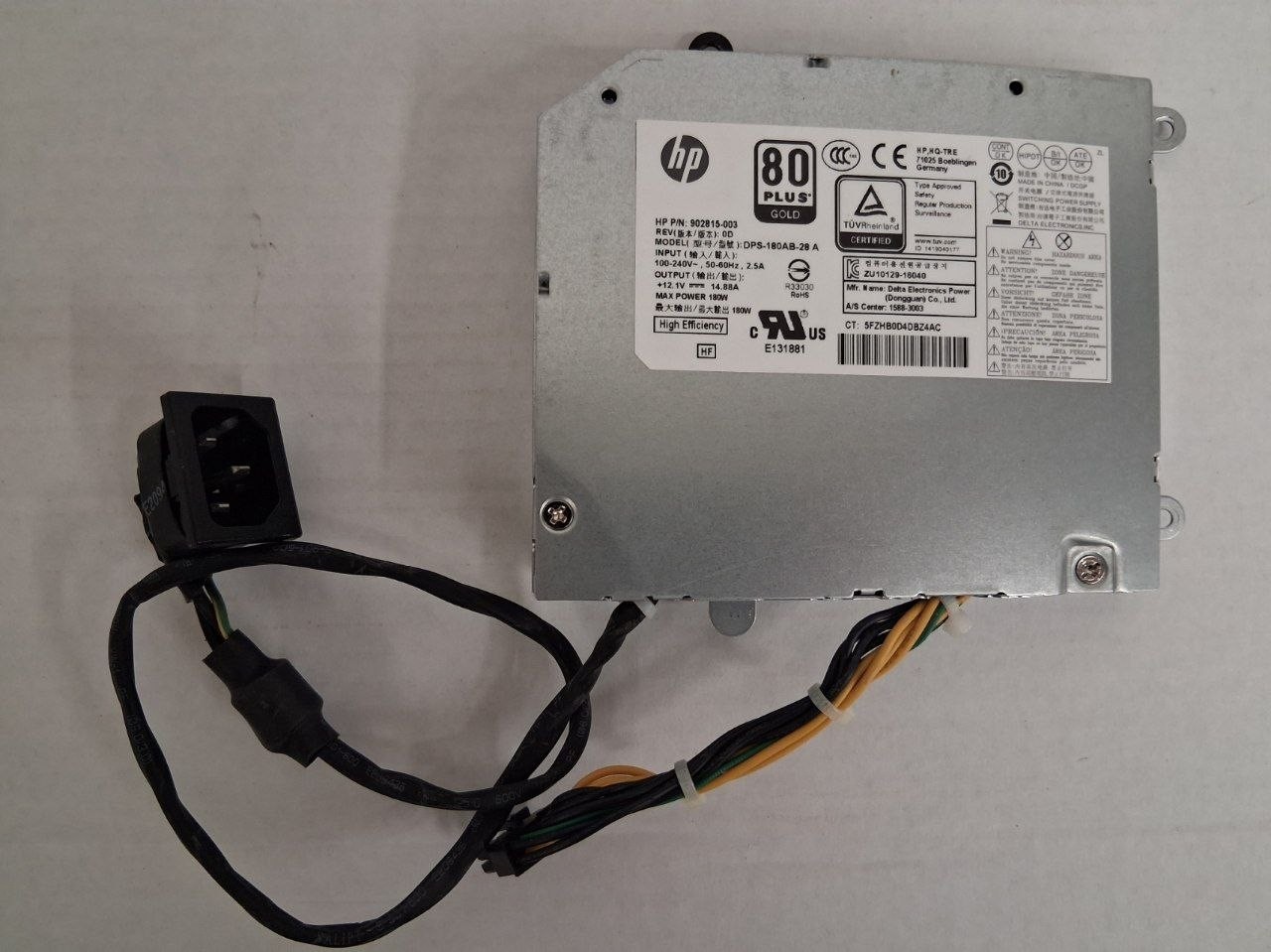 HP 180W Internal Power Supply DPS-180AB-28 A 902815-003