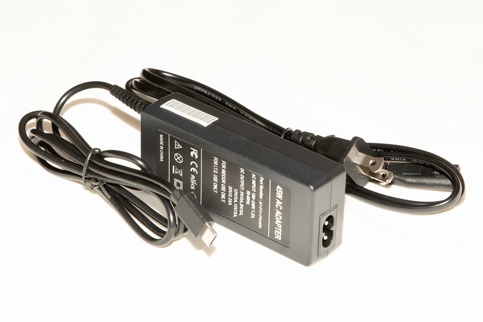AC Adapter For HP x2 210 G2 Detachable Laptop USB-C Charger Power Supply Cord