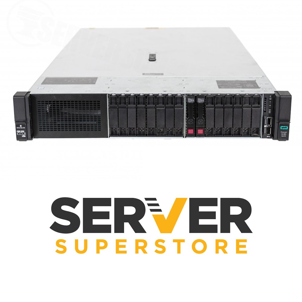HP ProLiant DL380 G10 Server 2x Gold 8180 =56 Cores P408i 512GB RAM 2x 960GB SSD