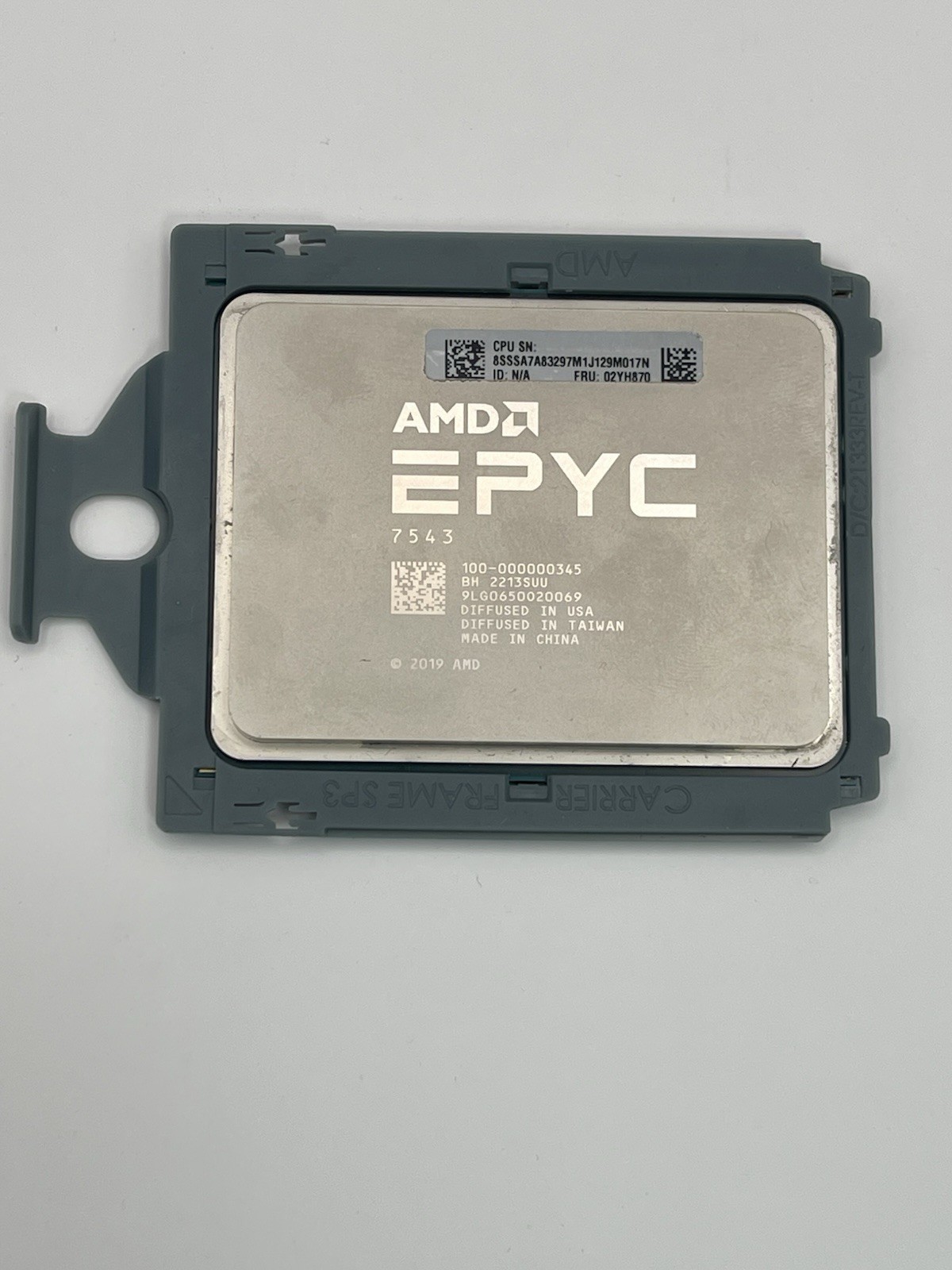 LENOVO Locked-AMD EPYC 7543 2.80GHz 32C 256MB 225W Socket SP3 CPU 100-000000345