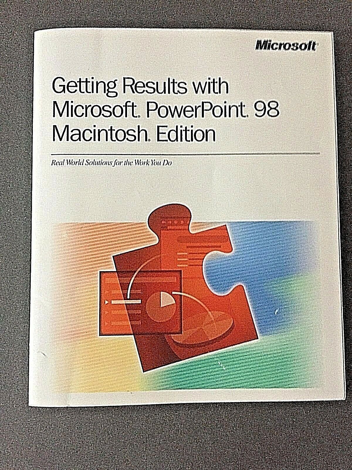 Vintage 1998 Macintosh Edition: Getting Results with Microsoft Powerpoint pbk