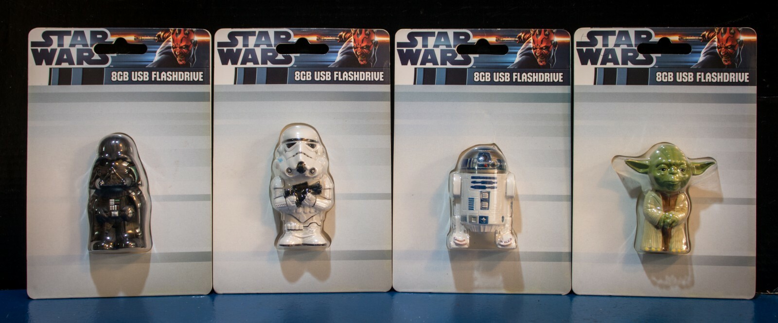 Star Wars 8GB USB Flash Drive Official Licensed Set of 4, 2012 - NEW and SEALED