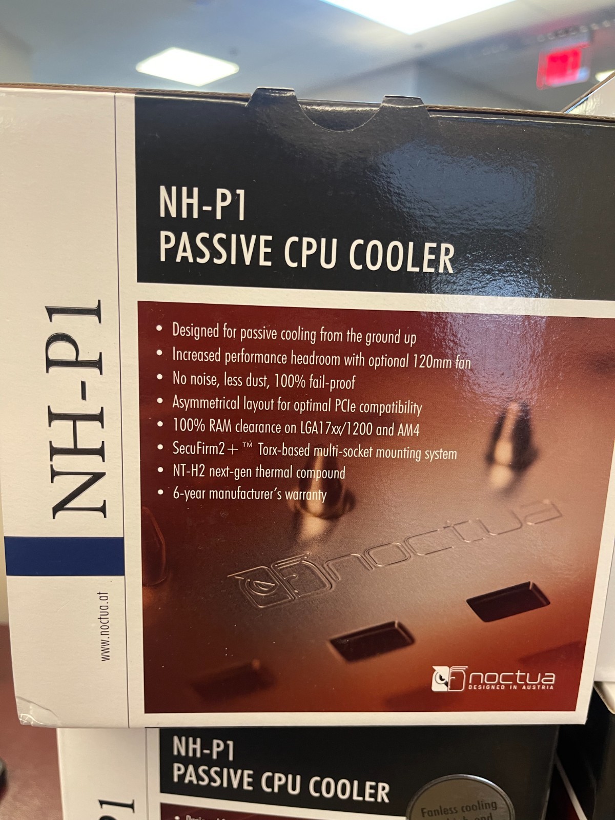 Noctua NH-P1 Passive CPU Heatsink - Pricing is for Individual
