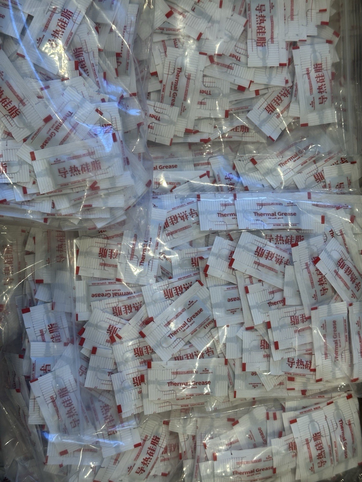 Lot of 100 PCS Grey Thermal Paste Grease Heatsink Compound CPU GPU USA