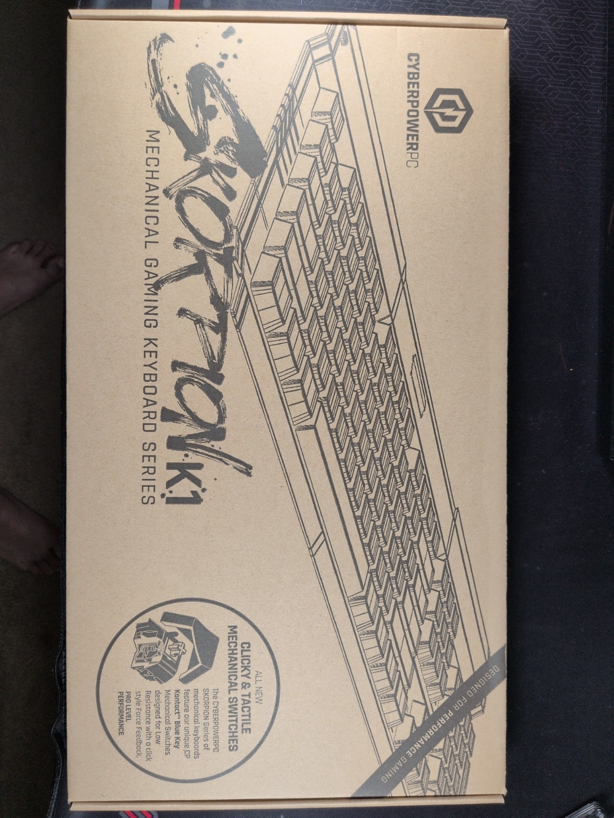 Cyberpowerpc Skorpion K1 Mechanical Gaming Keyboard 