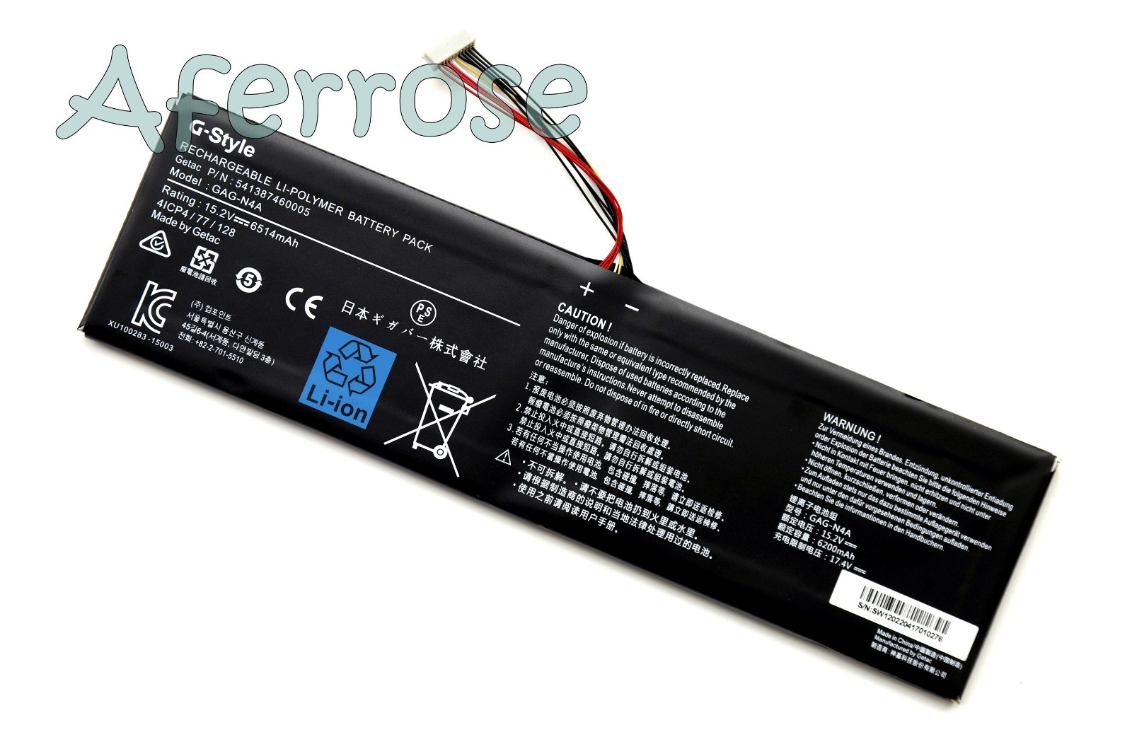 GAG-N4A New Original Battery for Gigabyte Aorus 15 BSF 15G XB XC YB YC 15P YD