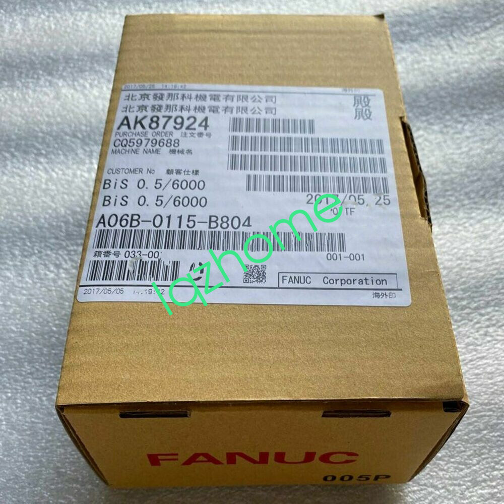 FANUC A06B-0115-B804 Servo Motor A06B0115B804 New In Box Expedited Shipping